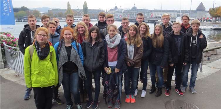 Die Jugendlichen zu Besuch in Luzern.privat