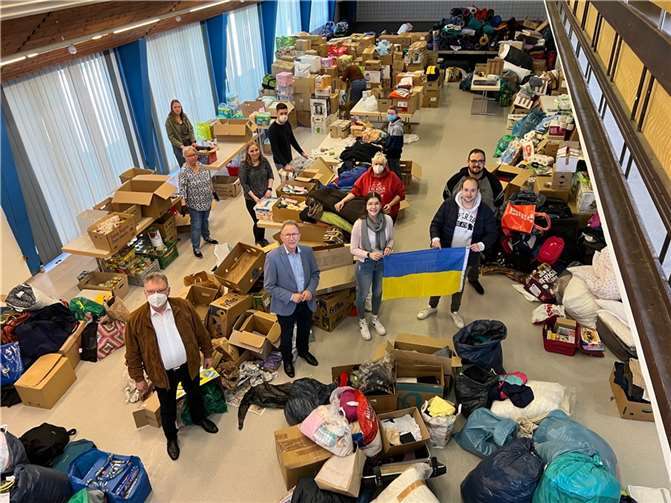 Die Junge Union im Kreis Neuwied hat Sachspenden für die Ukraine gesammelt.  Foto: Junge Union / Kreis Neuwied
