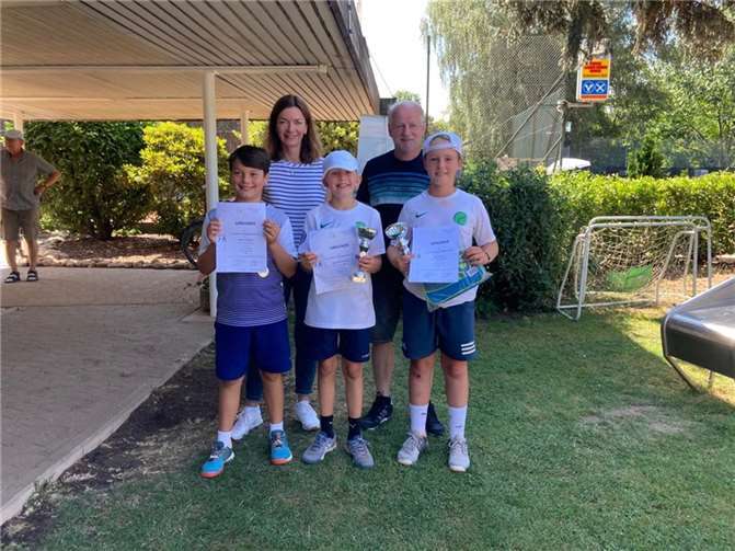 Die Jungen U12 des TC RL Lahnstein.  Foto: TC RL Lahnstein