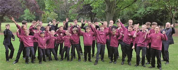 Die Jungen der Singschule Koblenz wurden unter den Mitbewerbern als „Bester Knabenchor“ prämiert. privat