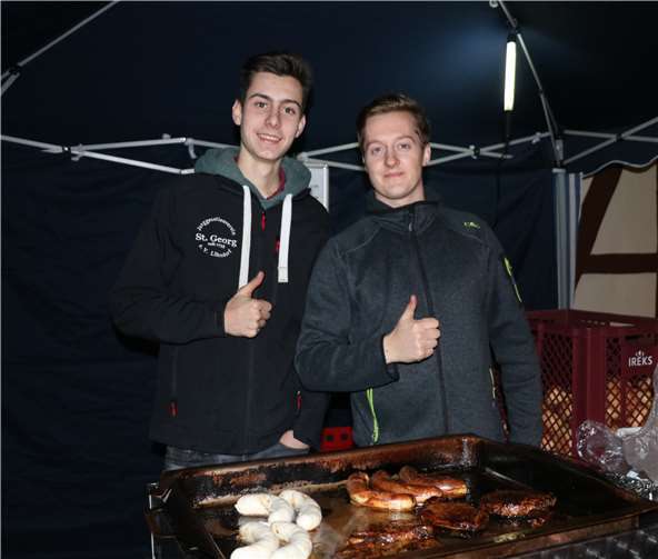 Die Junggesellen ließen auch das leibliche Wohl nicht zu kurz kommen.