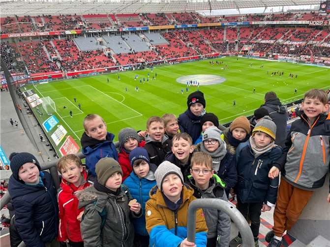 Die Jungs der F-Jugend erlebten ein tolles Spiel.  Foto: