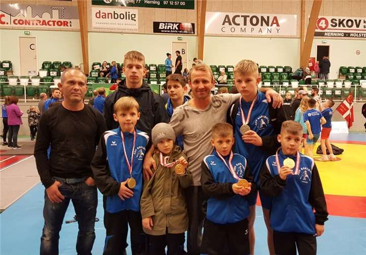 Die Jungs sammelten in Dänemark insgesamt fünf Medallien.