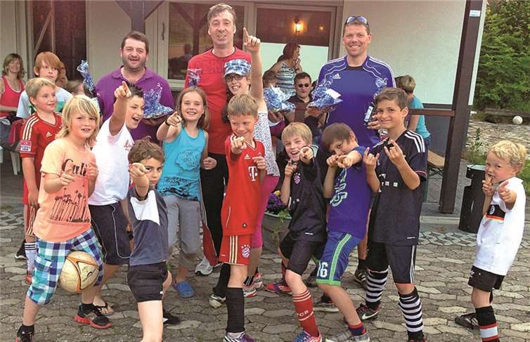 Die Jungs und Mädchen hatten großen Spaß. privat