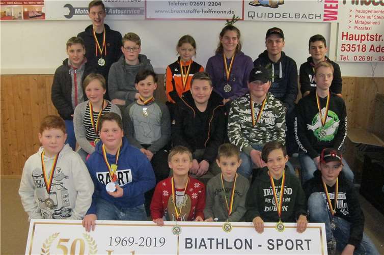 Die Jungschützen des BSC Adenau. Foto: privat