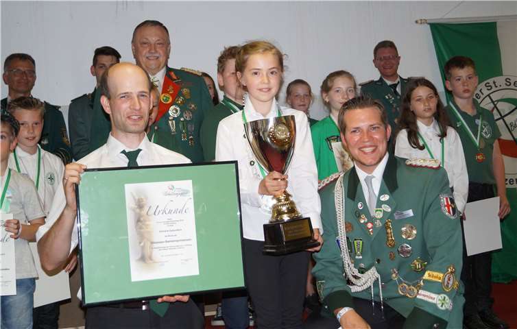 Die Jungschützen des Bezirksverbandes Maifeld waren in Kürrenberg erfolgreich.privat