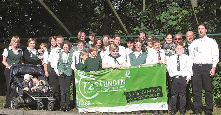 Die Jungschützen des Bezirksverbandes Voreifel freuen sich auf ihr Projekt „sie schickt der Himmel“. privat