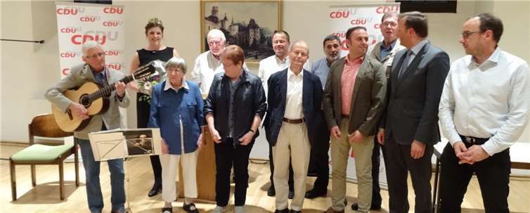 Die Jungweinprobe im Schloss von der Leyen. Privat