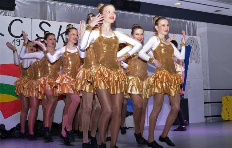 Die Juniorenshowtanzgruppe des KCSK Simmern in "Vor-Corona-Zeiten".
