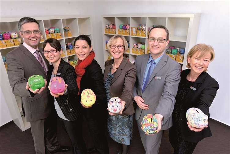 Bunte Schweinchen so weit das Auge reicht 