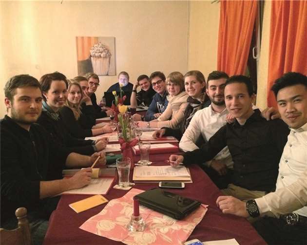 Die Jusos Andernach bei ihrer Jahreshauptversammlung. privat