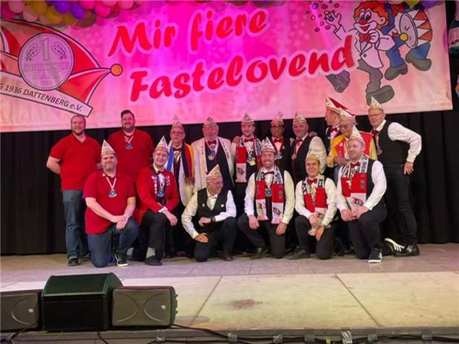 Die KG 1936 Dattenberg e.V. beim Bürgerfrühshoppen.Foto: Britta Huhn