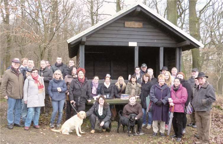 Die KG Bad Breisig machte sich zum Jahresende traditionell auf den Weg zur Schäferhütte.privat