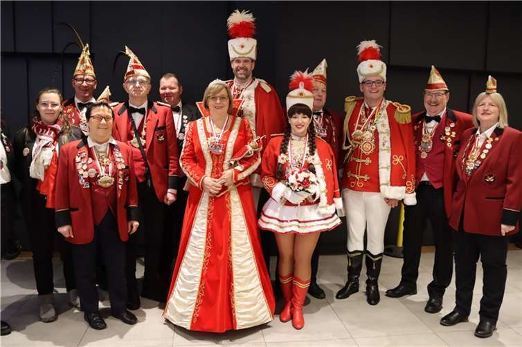 Die KG „Bunte Kuh“ war auch in Andernach zu Gast.  Foto: privat
