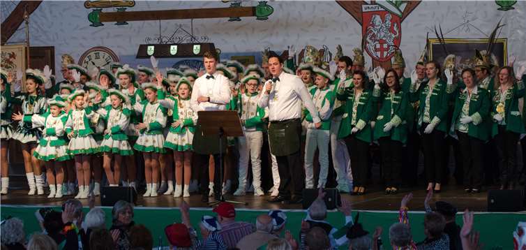 Die KG Grün-Weiß freut sich schon auf das kommendeJahr und die vielen Höhepunkte in der Session. Privat