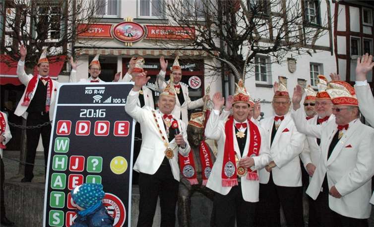 Die KG Rot-Weiss Adenau startete mit Schwung in die neue Session UM