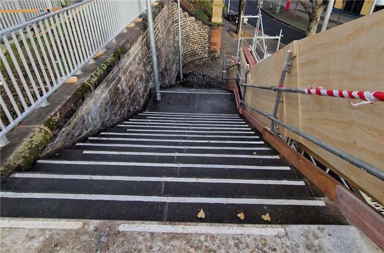 Die Kaisertreppe war jahrelang gesperrt.  Foto: DB