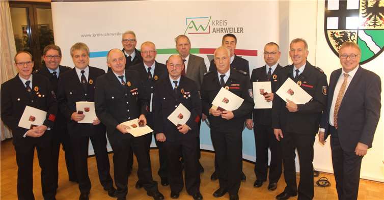 „Garant für die Sicherheit im Kreis Ahrweiler“ Die Kameraden der Feuerwehr aus der VG Altenahr.