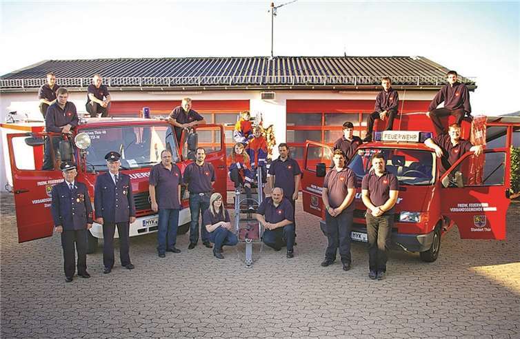 Die Kameraden der Freiwilligen Feuerwehr Thür laden ein.privat