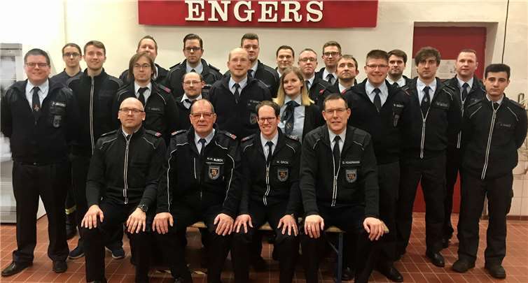 Die Kameraden des Löschzug Engers anlässlich der Jahreshauptversammlung.Foto: privat