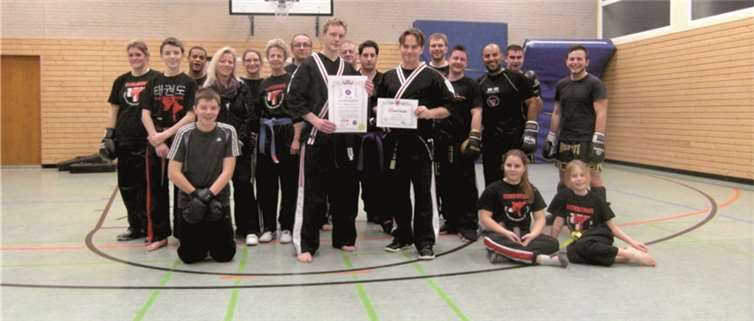 Die Kampfsport Abteilung des VFL Brohl e.V. privat