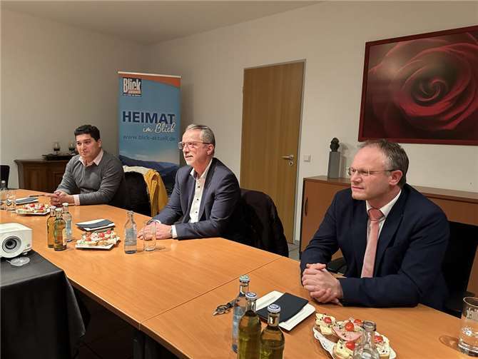 Die Kandidaten beim Redaktionsgespräch von BLICK aktuell: (v.l) Jan Einig, Sven Lefkowitz und Conrad Lunar.