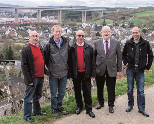 Die Kandidaten der CDU für den Ortsbeirat Heppingen (v.l.) Reiner Witsch, Joachim Breuer, Herbert Pies, Klaus Kniel und Markus Welter. privat