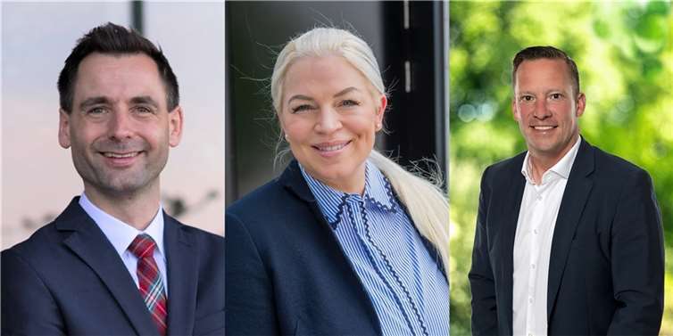 Die Kandidaten von links nach rechts: Jonathan Grunwald, Daniela Ratajczak, Stephan Unkelbach.Foto: privat