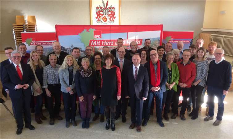 Die Kandidatinnen und Kandidaten. Foto:SPD-Rhein Lahn