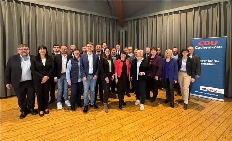 Die Kandidatinnen und Kandidaten der CDU für den Kreistag. Quelle: CDU Cochem-Zell