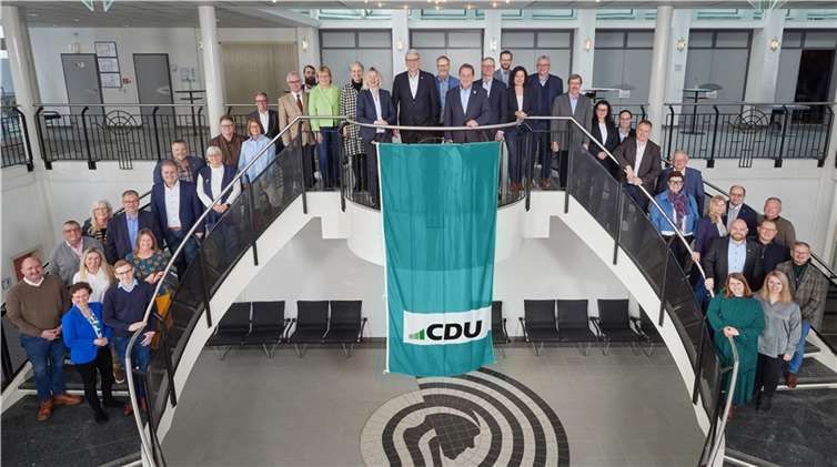 Die Kandidatinnen und Kandidaten der Christdemokraten für die Kreistagsliste 2024.  Foto: Olaf Nitz