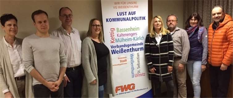 Die Kandidatinnen und Kandidaten der FWG für die Wahl des Gemeinderates von Sankt Sebastian. Foto: privat