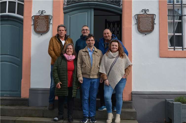 Die Kandidierenden des Ortsvereins Erpel (v.l.u.n.r.o): Birgit Maubach, Claudio Mastrogiacomo, Birgit Klein, Jochen Wilsberg, Holger Diedenhofen, Richard Klein  Foto: privat