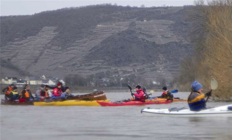 Die Kanuten genossen die Ruhe im Moseltal.privat