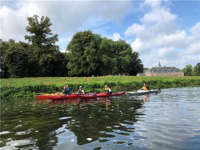 Die Kanuten hatten Glück mit dem Wetter. Foto: privat