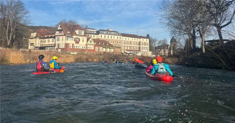 Die Kanuten waren in Ahrweiler unterwegs.  Foto: WSV Sinzig