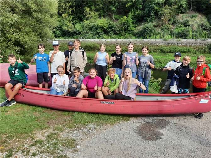 Die Kanutour auf der oberen Lahn ging von Weilburg nach Aumenau.