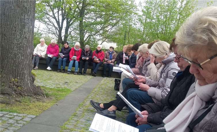 Die Kapelle „Am guten Mann“ war diesjähriger Treffpunkt für die Andacht der kfd-Frauen. Foto: privat