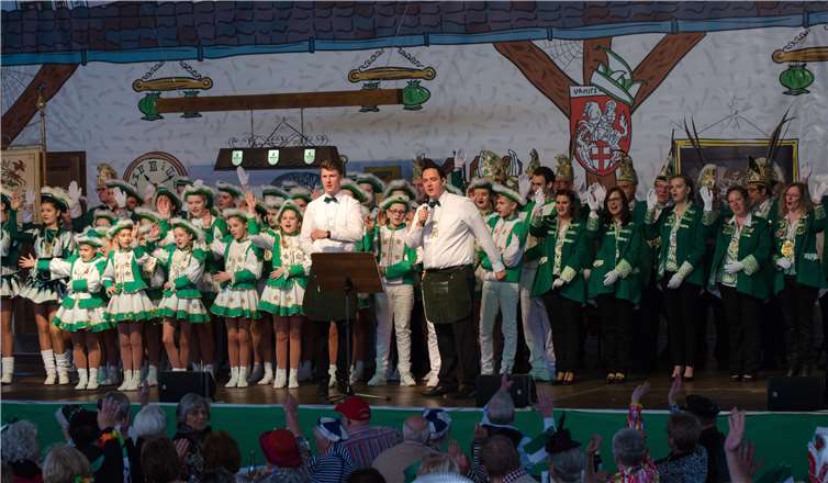 Die Karnevalsgesellschaft Grün-Weiß Urmitz Rhein. Foto: privat