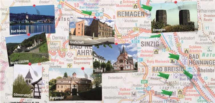 Die Karte zeigt die zusammengeschlossenen Gemeinderegionen der neuen Energie-Versorgungsgesellschaft. EVM