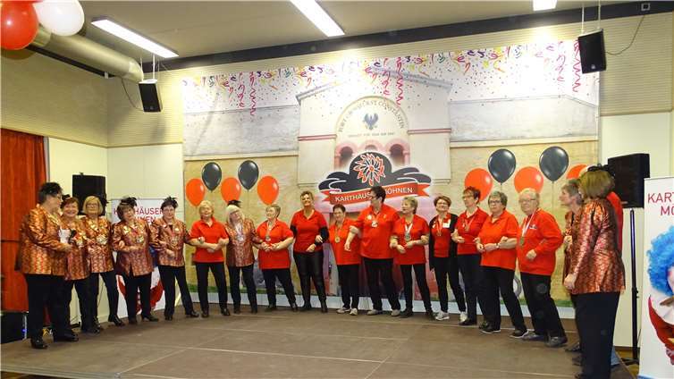 Die Karthäuser Möhnen zeigten ein abwechslungsreiches Programm.Privat