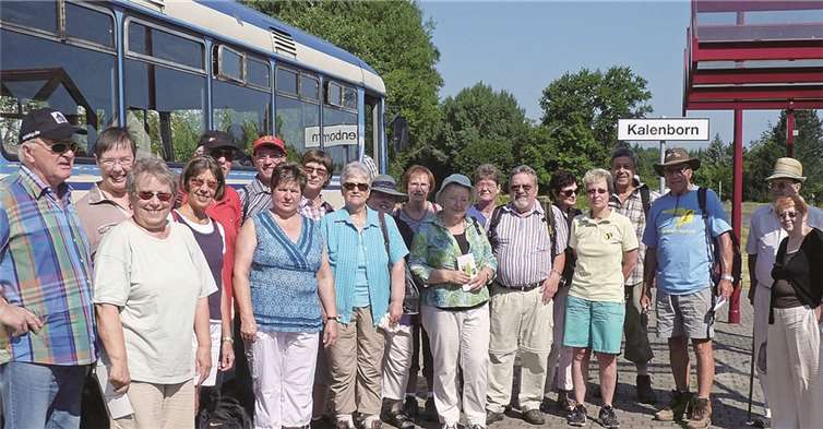 Die Kasbachtalbahn brachte die 21 Teilnehmer nach Kalenborn.privat