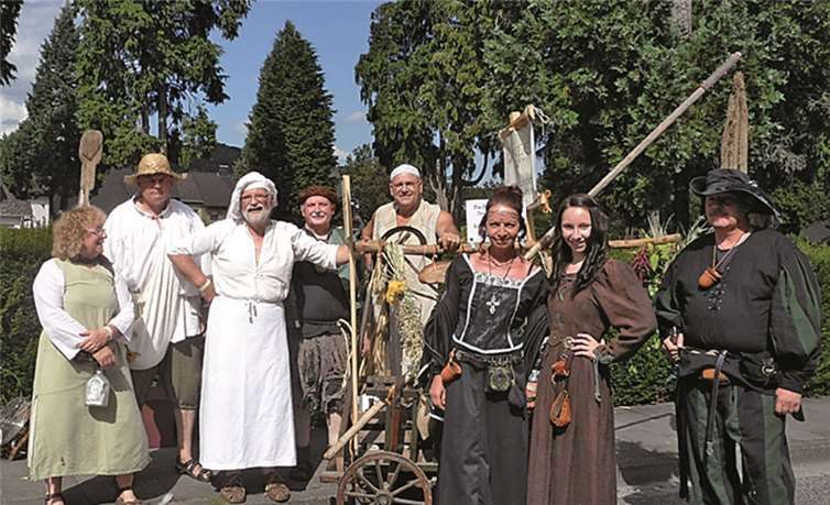 Die Kellerkinder sorgten für Mittelalterliche Stimmung in Heimersheim.  Privat