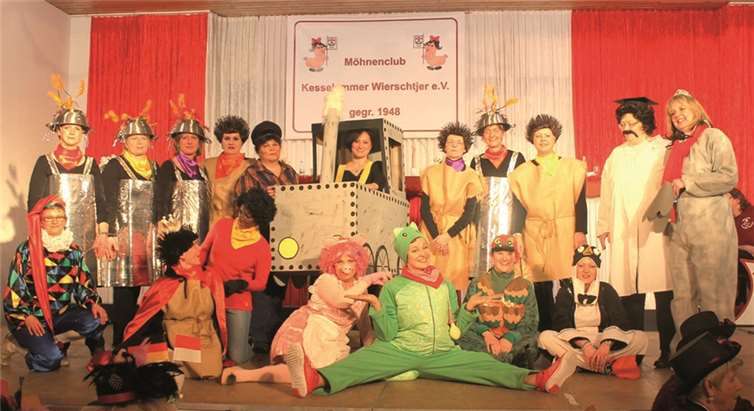 Die Kesselheimer Möhnen hatten für ihre große Sitzung wieder ein fantastisches Programm zusammengestellt. privat