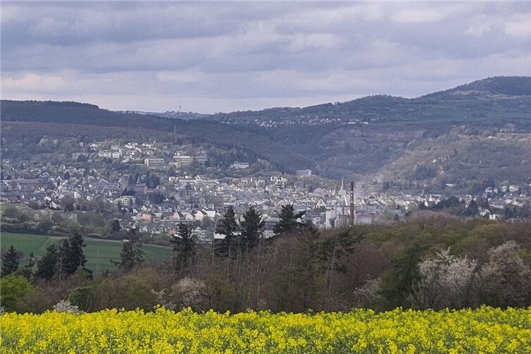 Die Kessellage von Mayen prägt das Microklima der Stadt.