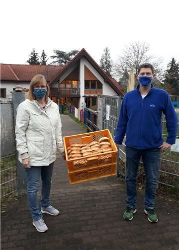 Die Ki u. Ka Kärlich brachte am 11.11. Wecken in den Kindergarten. Foto: privat