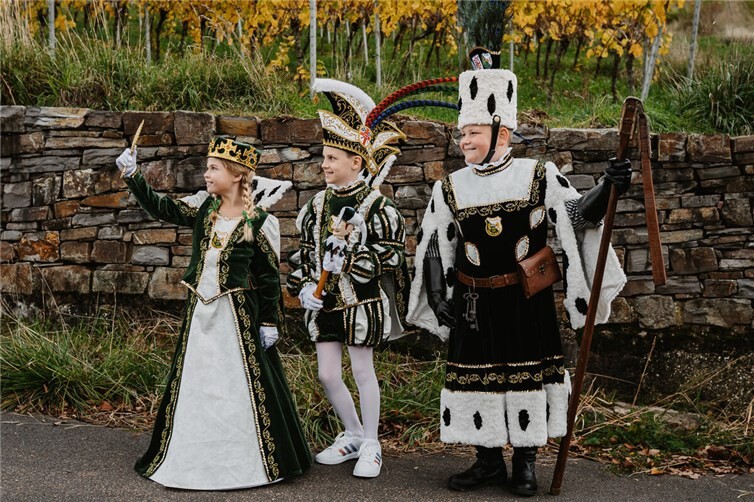 Die Ki und Ka und das Kinderdreigestirn der Stadt Mülheim-Kärlich, Prinz Milan, Jungfrau Sophia und der Bauer Timo, hoffen auch in diesem Jahr auf möglichst viele Besucher zu diesen Veranstaltungen begrüßen zu können.