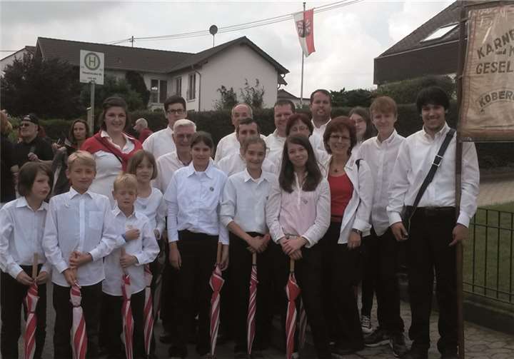 Die Ki und Ka war mit einer großen Abordnung in Wolken vertreten.privat