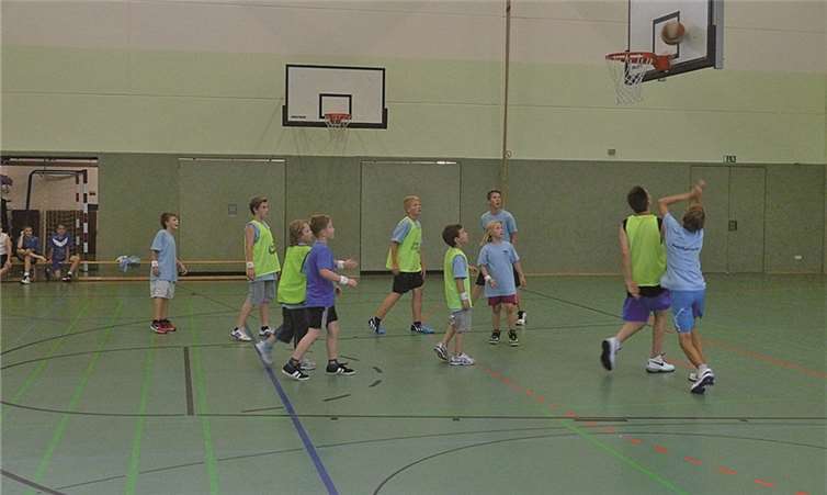 Die Kids bekamen im Ferienlager viel Training.