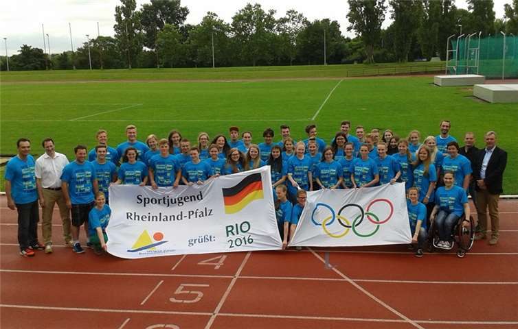 Die Kids freuen sich auf Rio. privat